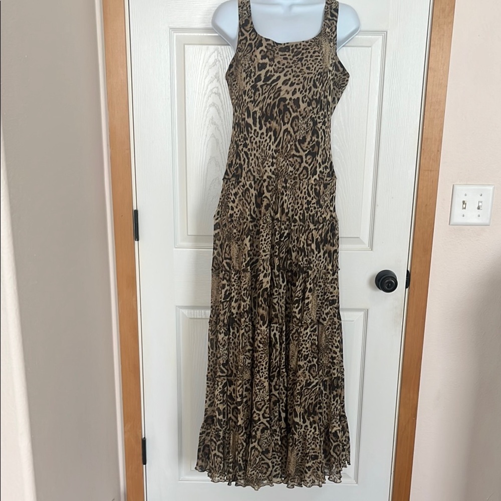 Leopard Print Maxi Dress